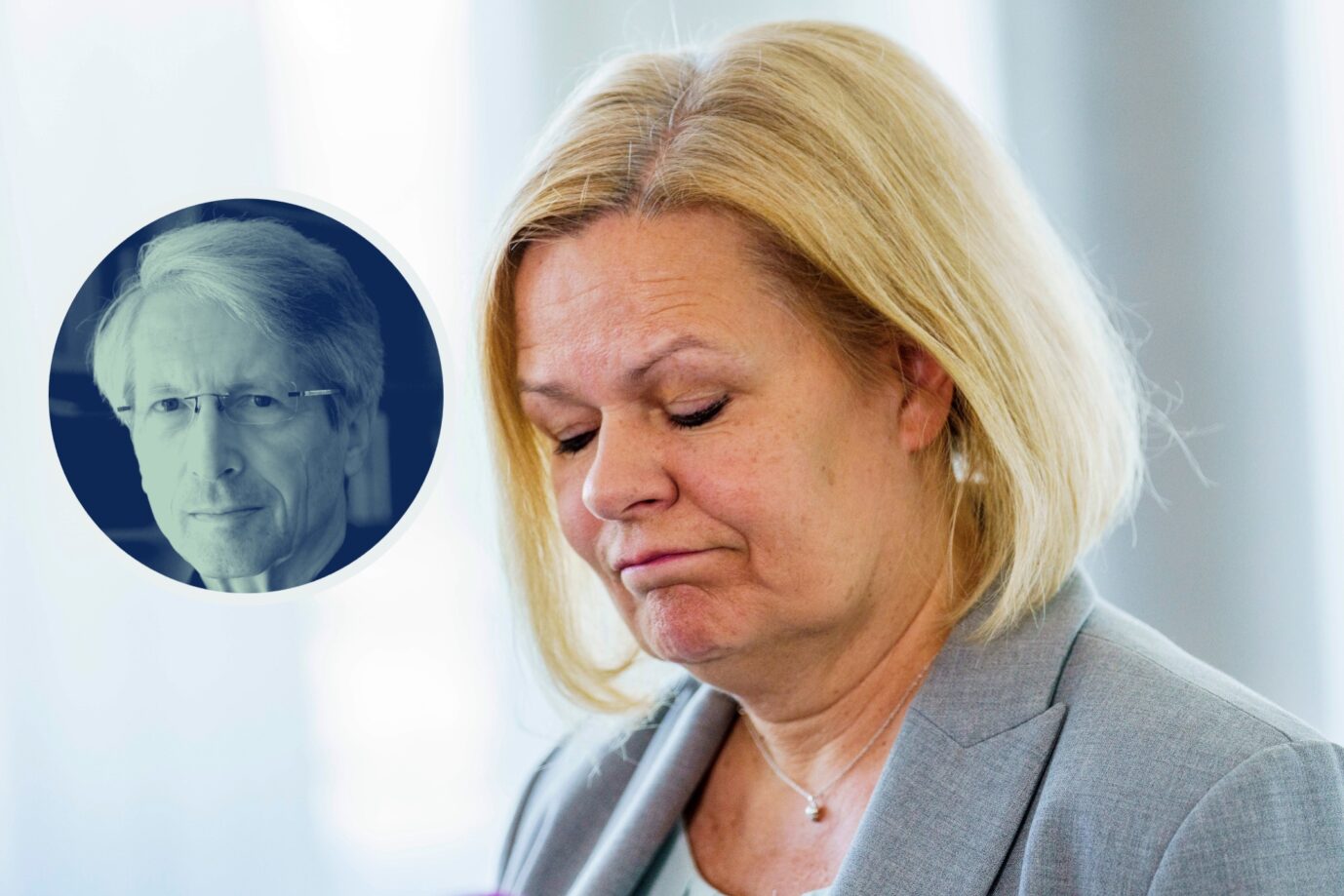 Ex-Bundesinnenministerin Nancy Faeser (SPD): Dreieinhalb Jahre lang war sie Schirmherrin des Bundesamtes für Verfassungsschutz. (Themenbild)