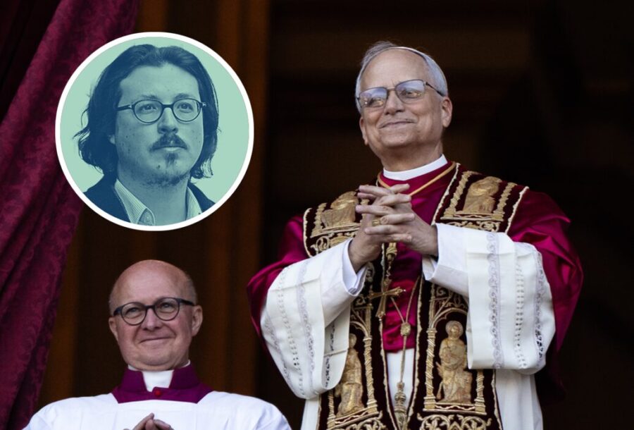 Der neue Papst Leo XIV. (r.) hat viel Arbeit vor sich.