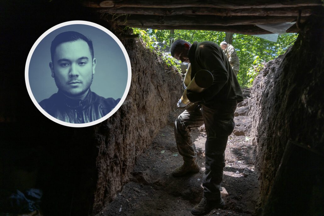 Alltag im Ukraine-Krieg: Wegen allgegenwärtiger Drohnen harren Soldaten in versteckten Grabensystemen aus.