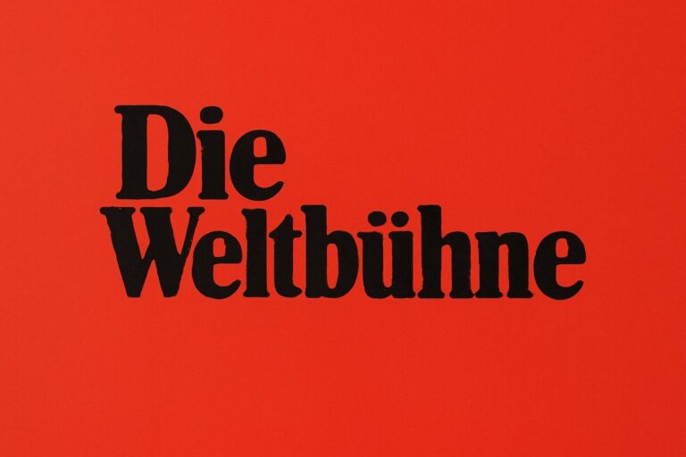 Die „Weltbühne“ ist wieder da uns begeistert wie schockiert gleichermaßen. Foto: JF