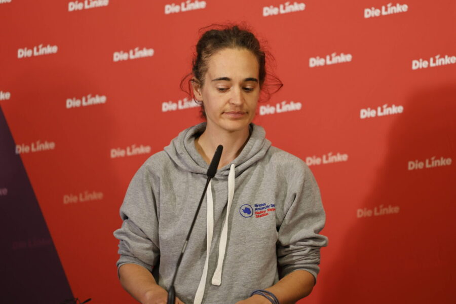 Die frühere „Sea-Watch“-Kapitänin und jetzige EU-Abgeordnete Carola Rackete.