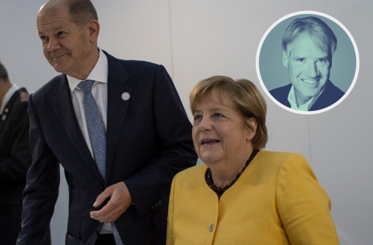 Fürstliche Ausstattung – für was eigentlich? Die Altkanzler Olaf Scholz und Angela Merkel.