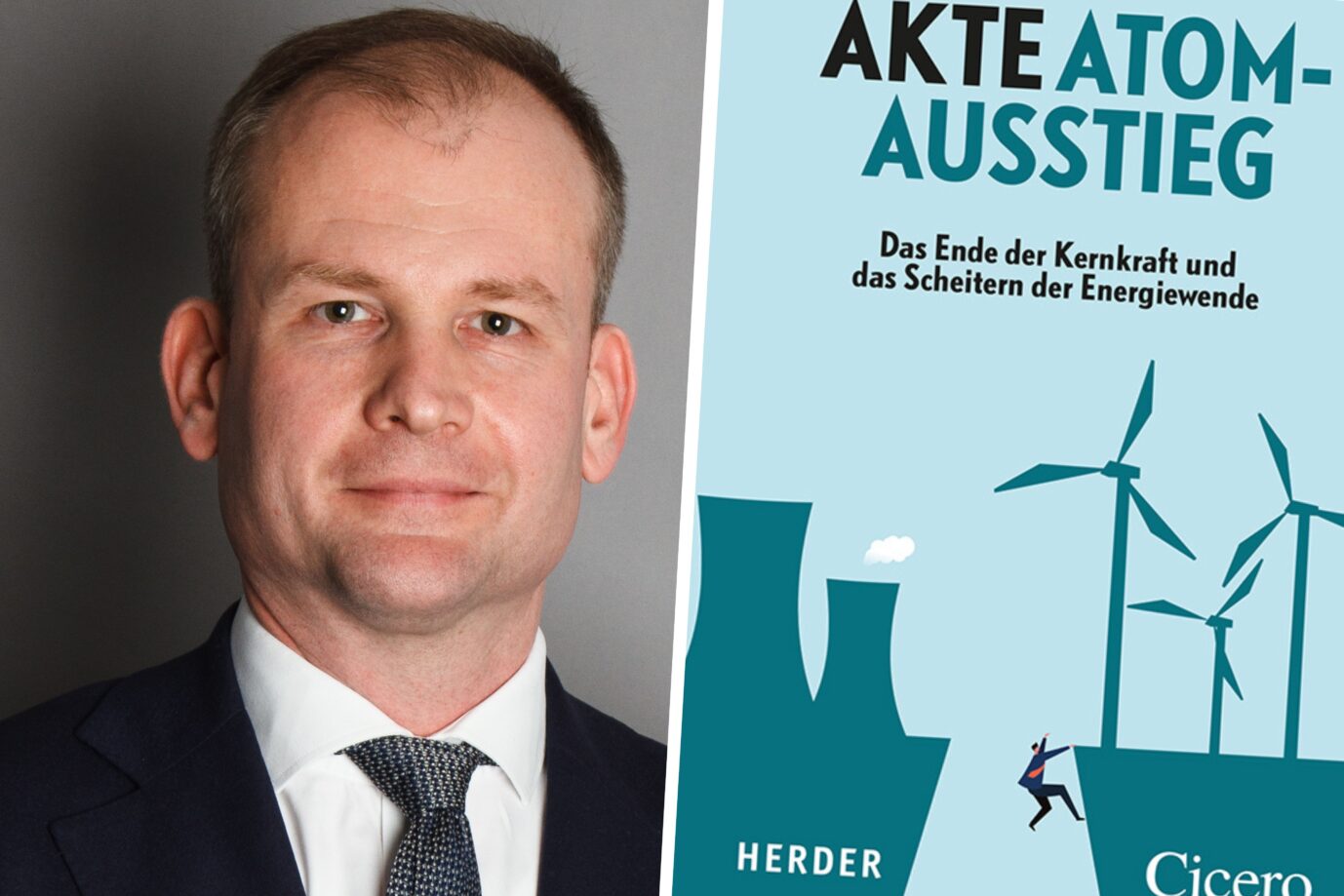 Cicero-Journalist und Publizist Daniel Gräber, Buch „Akte Atomausstieg. Das Ende der Kernkraft und das Scheitern der Energiewende“, Foto: Antje Berghäuser & Herder