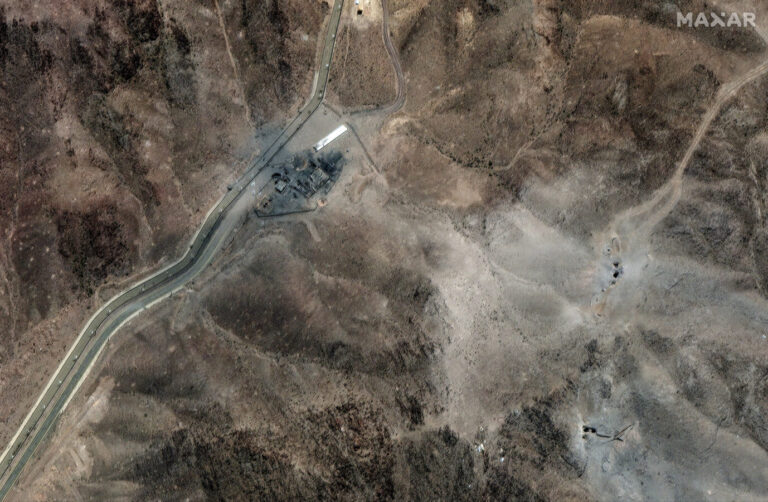 Satellitenaufnahme aus dem iranischen Fordo