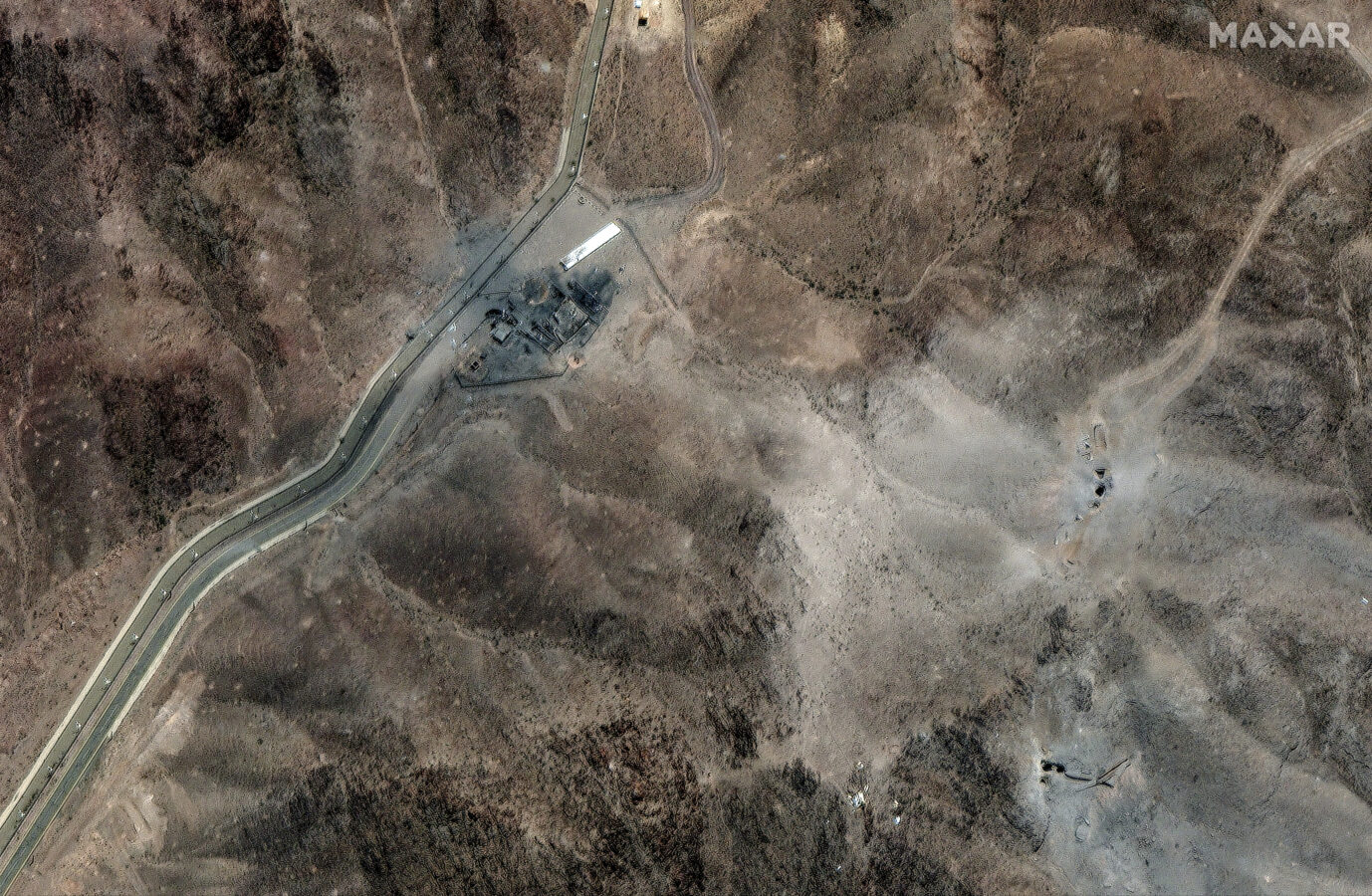 Satellitenaufnahme aus dem iranischen Fordo