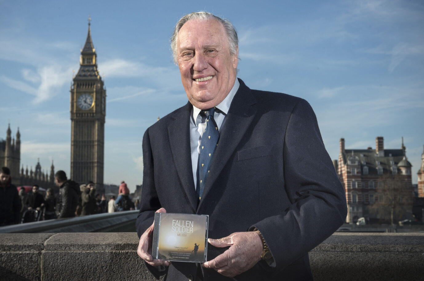 Der britische Bestseller- und Thriller-Autor, Konservativer und Deutschland-Freund Frederick Forsyth in London 2016. Foto: picture alliance/dpa, empics, A. Devlin
