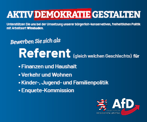 Stellenangebote, AfD Fraktion Hessen, Referenten