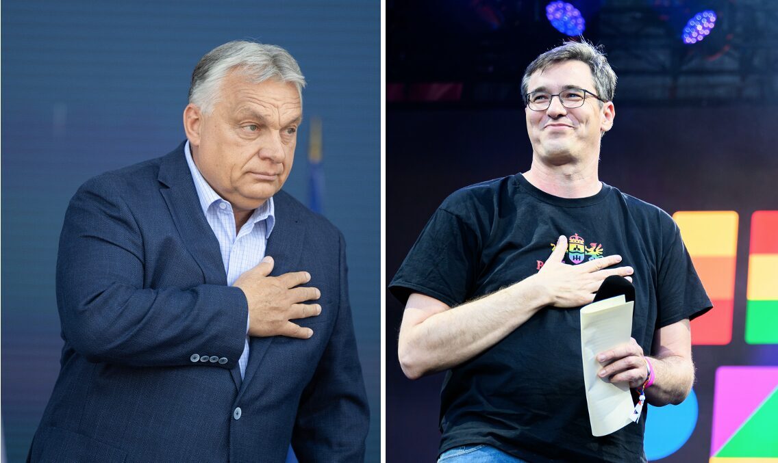 Ungarns Ministerpräsident Viktor Orbán (links) und Budapests Bürgermeister Gergely Karácsony: Beide wollen ihren Kurs durchsetzen