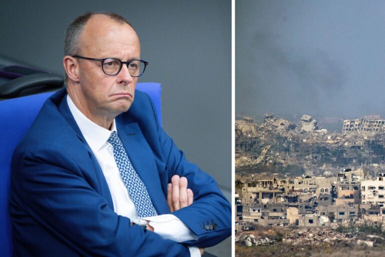 Friedrich Merz blickt kritisch auf das Vorgehen Israels im Gazastreifen.