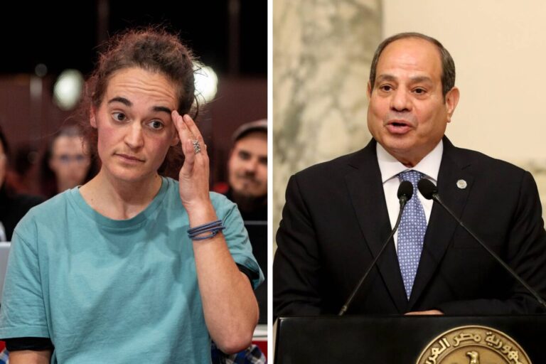 „Unterdrückung“: Ägyptens Präsident al-Sisi verbietet Carola Rackete den Marsch nach Gaza.