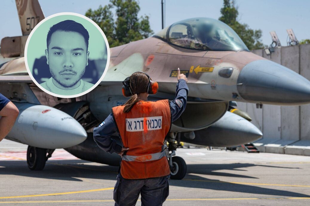 Ein israelischer Jet startet zu einem Angriff gegen den Iran.