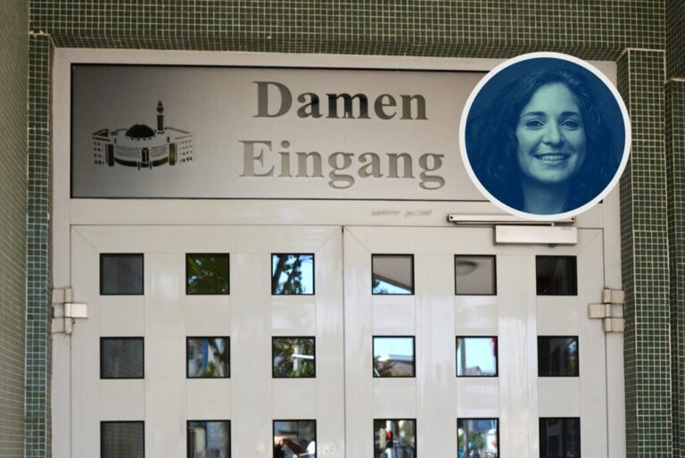 Dameneingang einer Mannheimer Moschee: Soll Geschlechtertrennung bald auch an Universitäten gelten? Islam dies das.