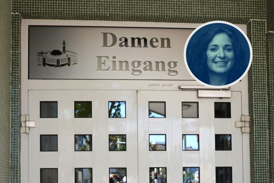 Dameneingang einer Mannheimer Moschee: Soll Geschlechtertrennung bald auch an Universitäten gelten? Islam dies das.
