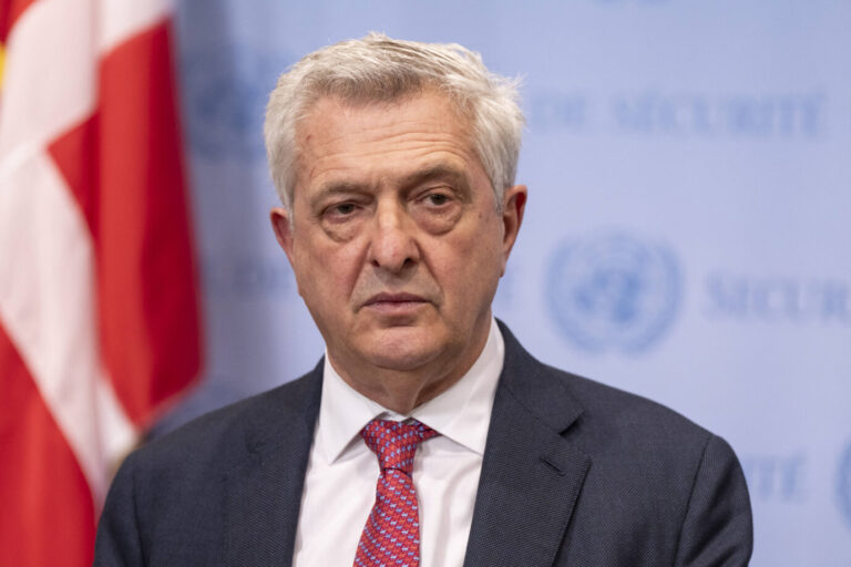 Will sich in Berlin einen großen Scheck für Syrien abholen: UN-Flüchtlingskommissar Filippo Grandi. Foto: IMAGO / Pacific Press Agency