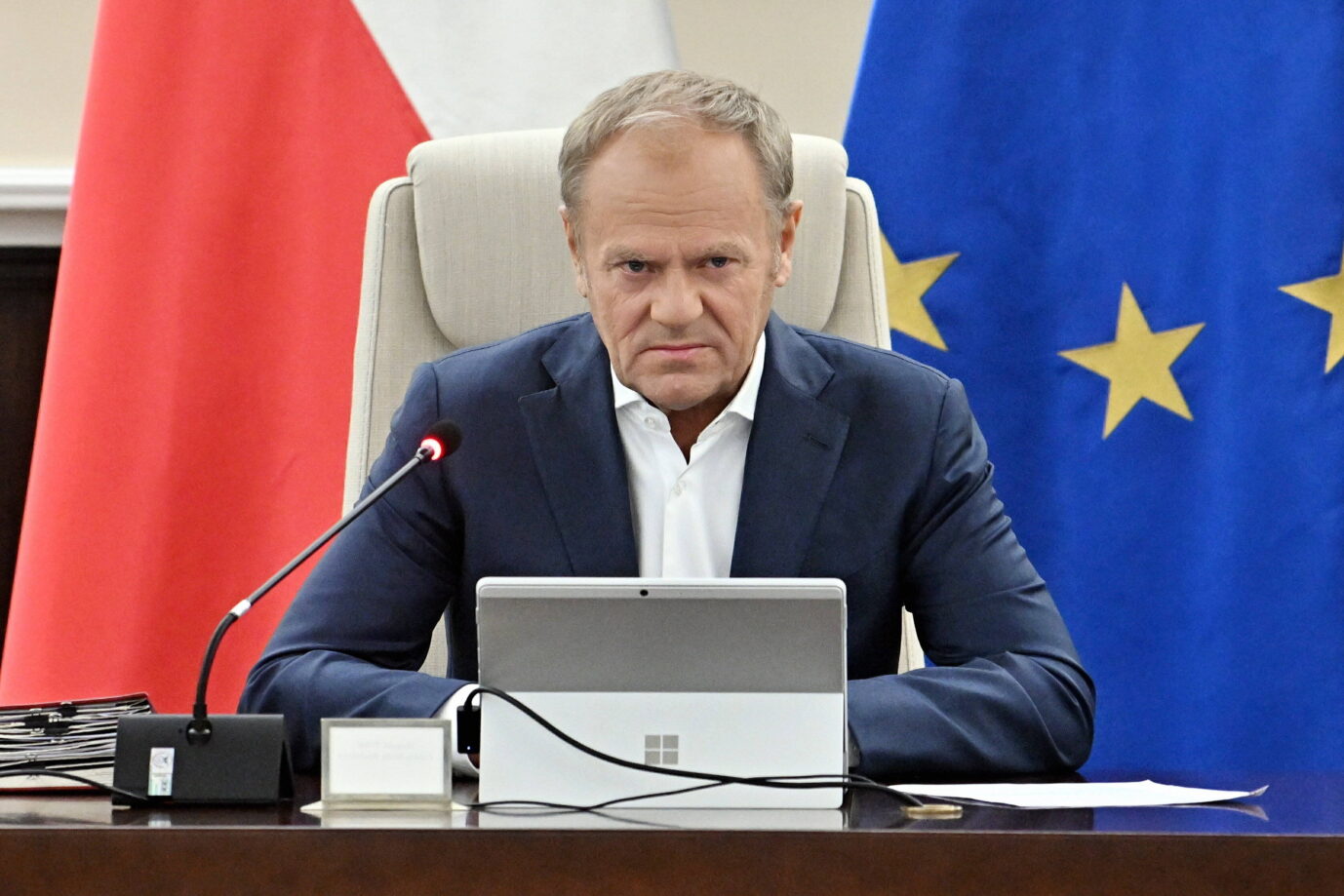 Polens Ministerpräsident Donald Tusk: Fast 40 Prozent der Wähler von Karol Nawrocki wollten Tusks bevorzugten Kandidaten verhindern. (Themenbild)