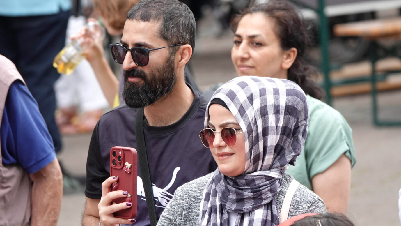 Moslems auf dem Fest der Vielfalt in Gladbeck. Die Zahl der Asylmigranten ist auf einem neuen Rekordhoch.
