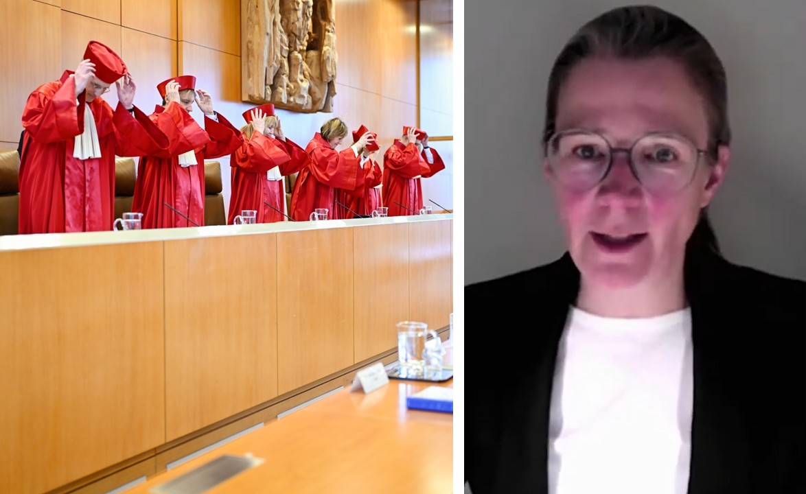 Soll für die SPD Verfassungsrichterin werden: Die linksstehende Juristin Ann-Katrin Kaufhold.