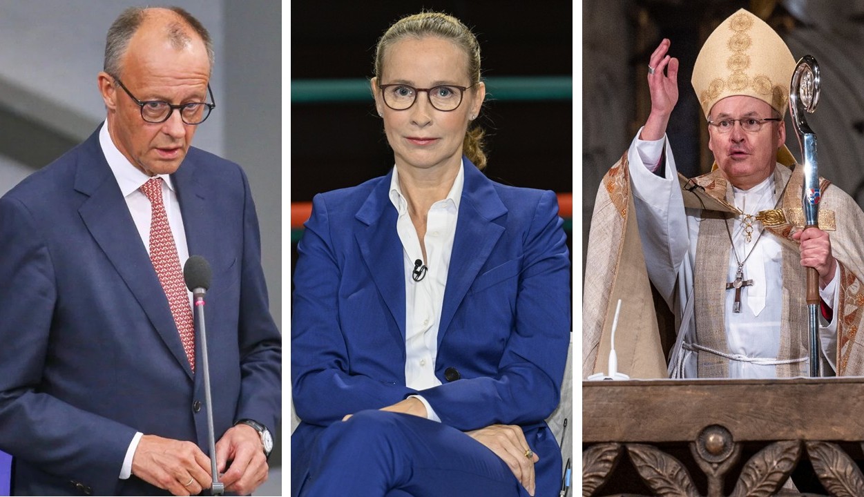 Scharfe Kritik rund um die Richterwahl: Kanzler Friedrich Merz, Frauke Brosius-Gersdorf und Bischof Rudolf Vorderholzer.