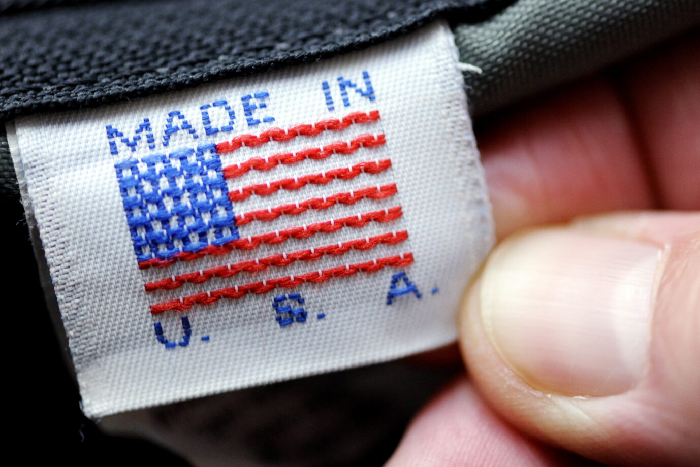 Das Etikett „Made in USA“: Aktuell wohl weniger nachgefragt. Im Mai sind die Importe aus dem Land stark eingebrochen. (Themenbild/Symbolbild)