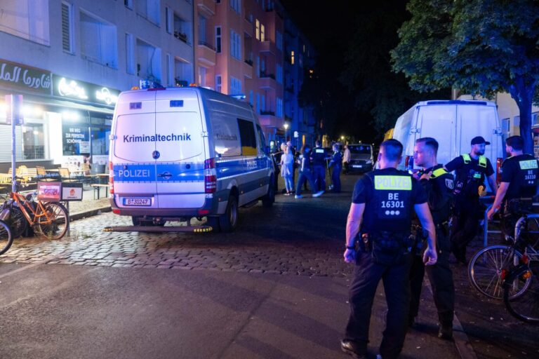 Einsatz der Polizei in Berlin am Wochenende