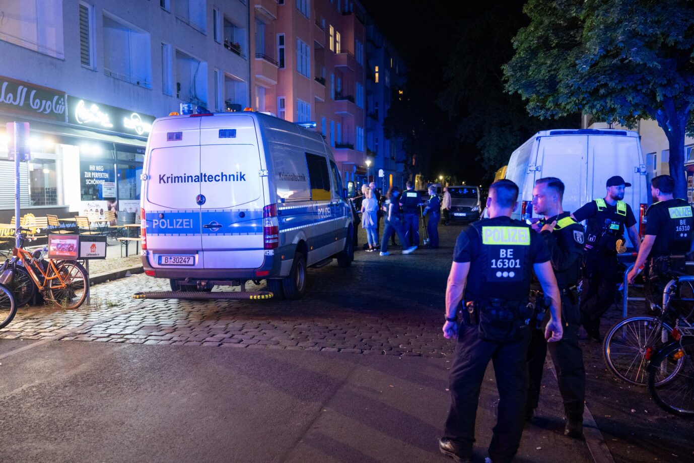 Einsatz der Polizei in Berlin am Wochenende