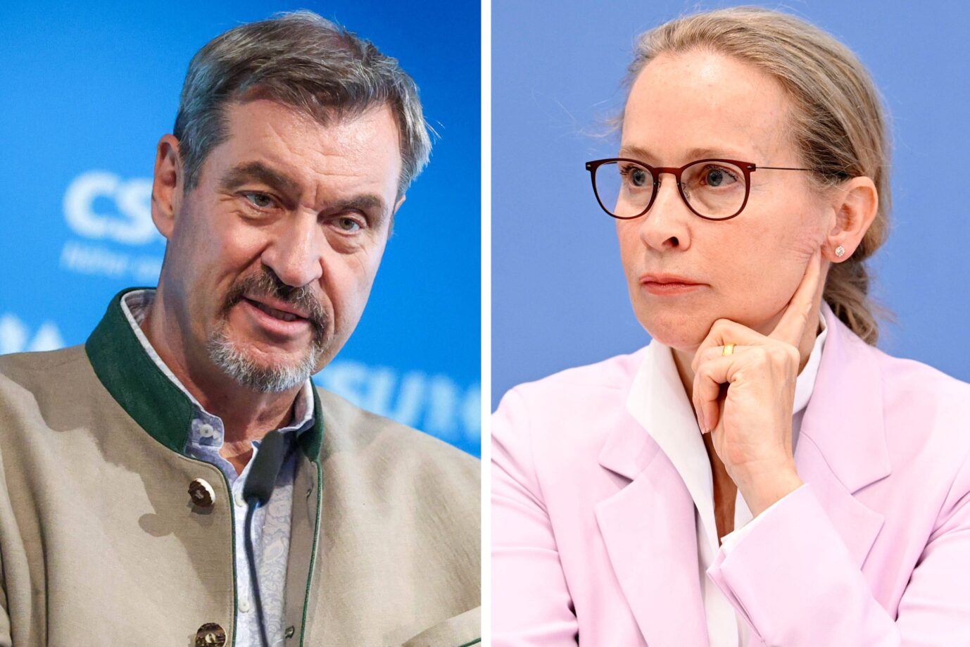 CSU-Chef Markus Söder und Richterkandidatin Frauke Brosius-Gersdorf