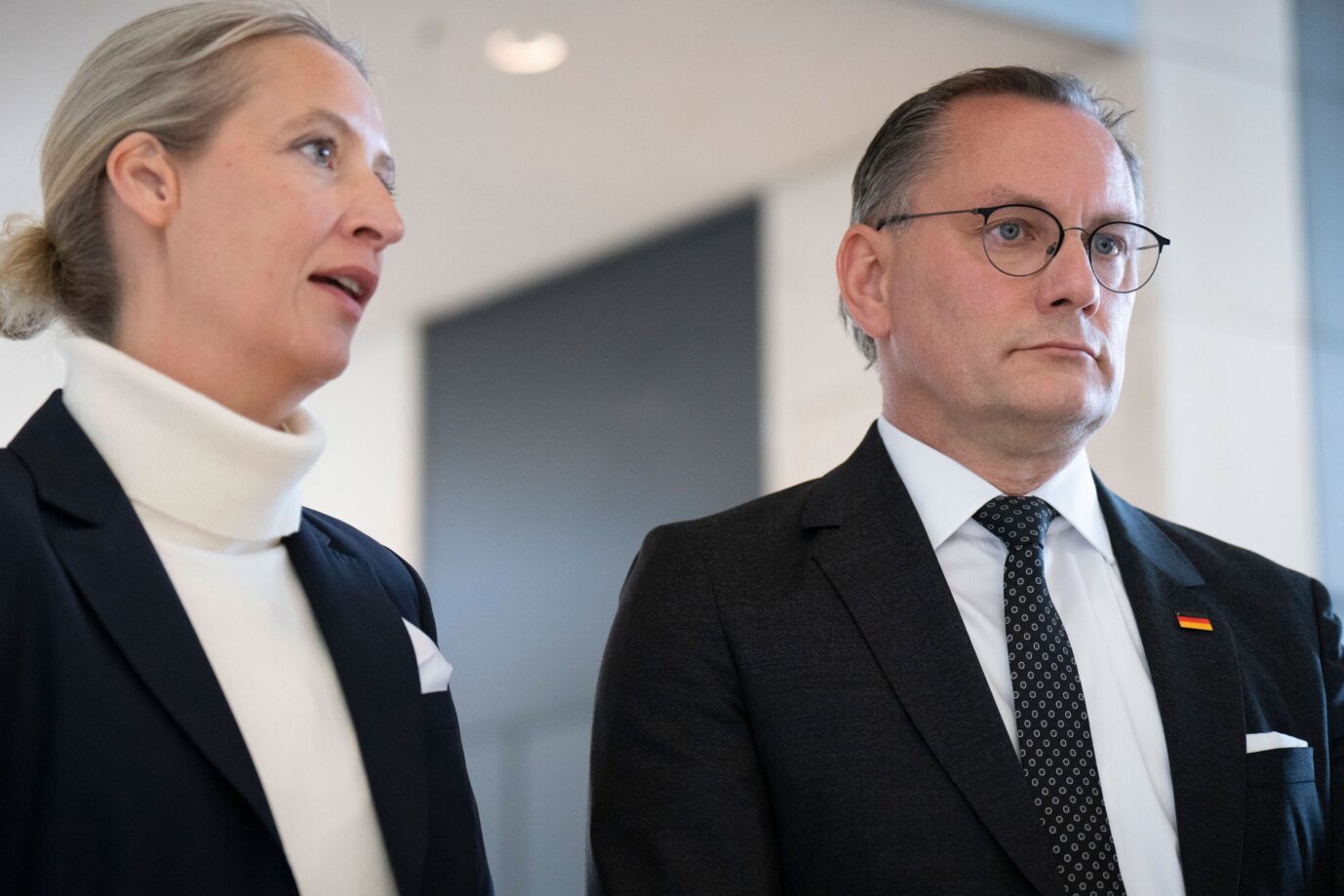 Alice Weidel und Tino Chrupalla: Geht die AfD nach Karlsruhe?