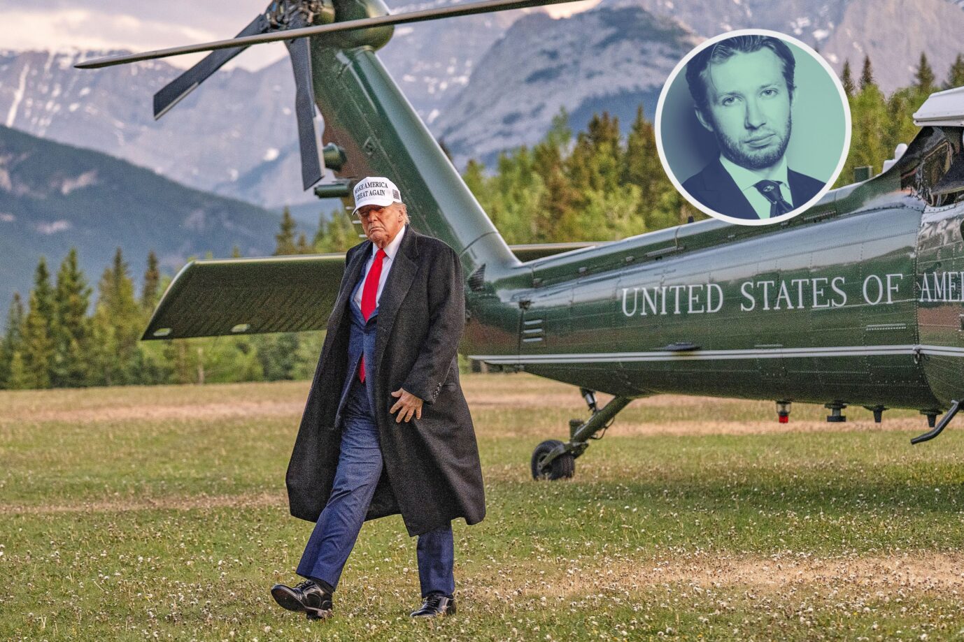 Donald Trump steigt aus dem Marine One aus. Die Heuchelei der EU geht seinem Außenministerium zu weit.