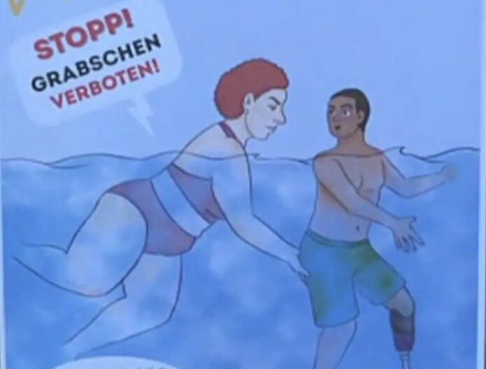 Büren. Vor allem dieses Plakat aus der Kampagne kam nicht gut an. Screenshot: X