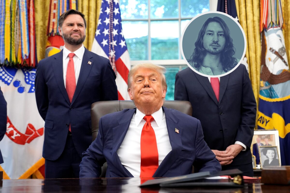 US-Präsident Donald Trump (m.) und seine Administration stehen nach den ausgebliebenen Epstein-Enthüllungen nicht gut da.