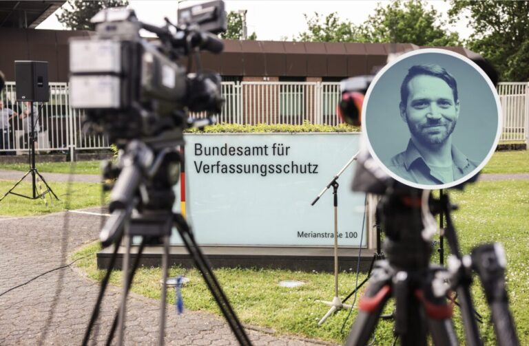 Das Bundesamt für Verfassungsschutz im Visier. Totalitär bis ins Mark.