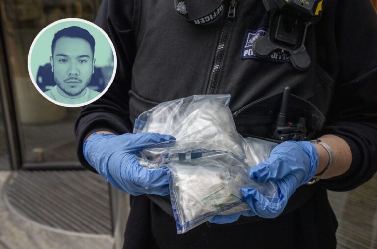 Drogenrazzia in London: England leidet unter einer Drogenschwemme.