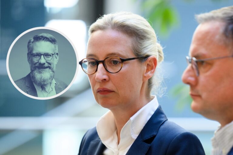 AfD-Spitzenduo Alice Weidel und Tino Chrupalla. (themenbild)