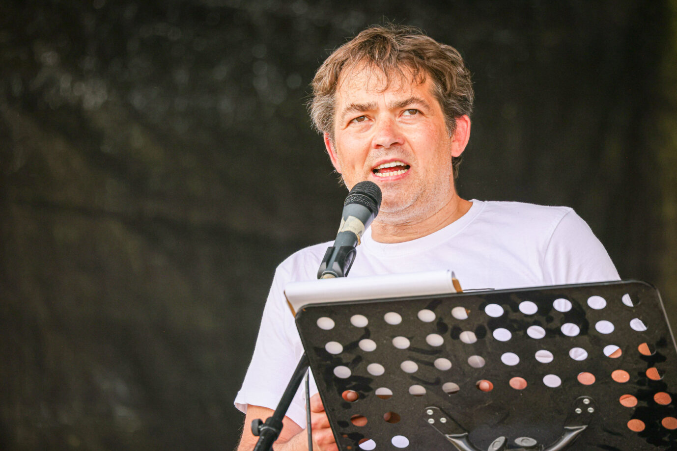 Wurde von den schwersten Vorwürfen freigesprochen: Querdenker-Gründer Michael Ballweg. Foto: IMAGO / Carmele/tmc-fotografie.de