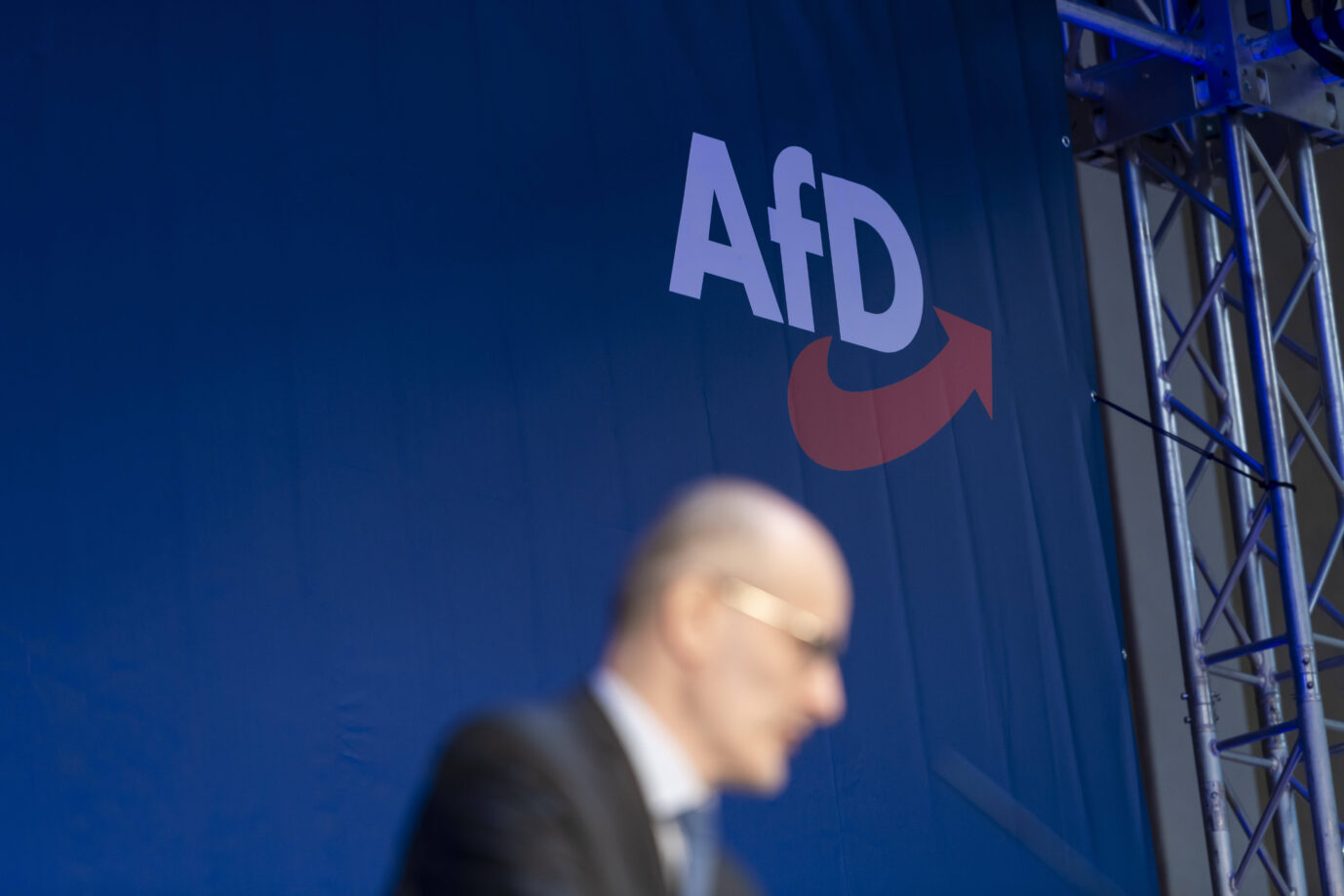 Eine AfD-Veranstaltung in Berlin: Das Bundesverwaltungsgericht weist drei Beschwerden der Partei zurück. Foto: IMAGO / Eventpress