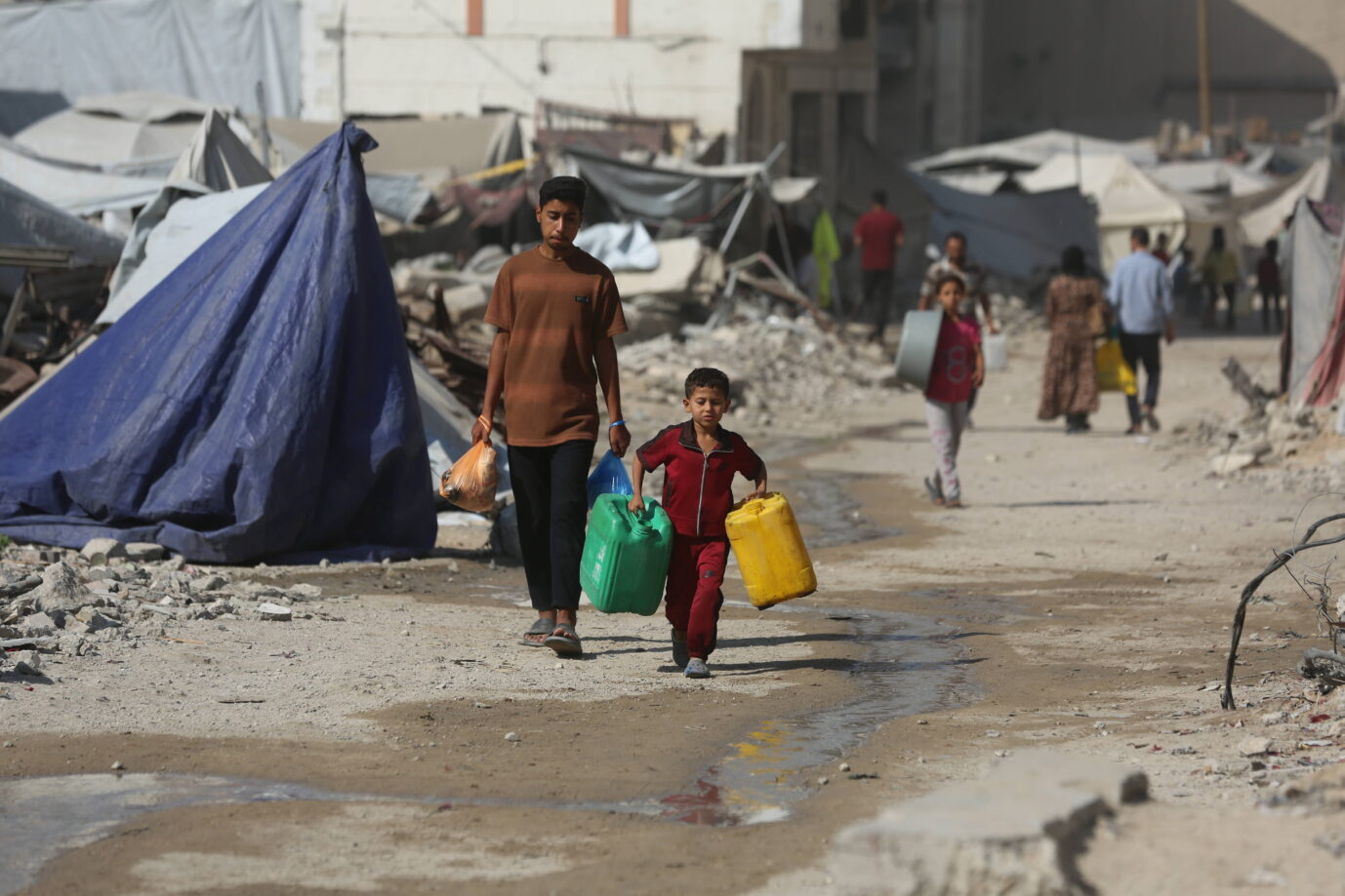 Palästinenser im Gazastreifen, über deren Asylanträge jetzt theoretisch wieder vom Bamf entschieden wird.