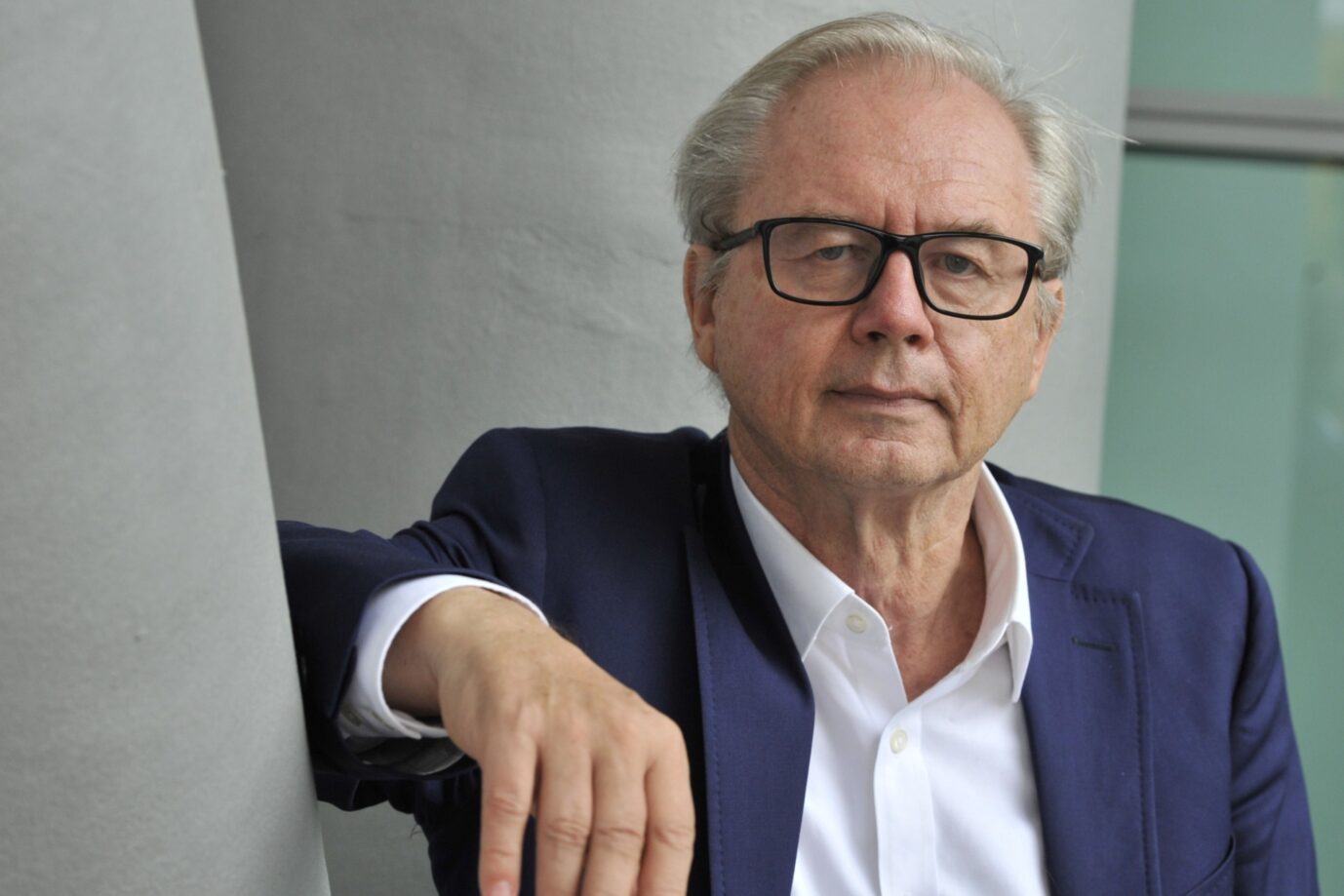 Wolfgang Herles, Fernsehmoderator, Journalist und ZDF-Kulturredakteur „Aspekte“ sowie Buchautor Wolfgang Herles 2019 während der Frankfurter Buchmesse, Foto: Imago/Teutopress
