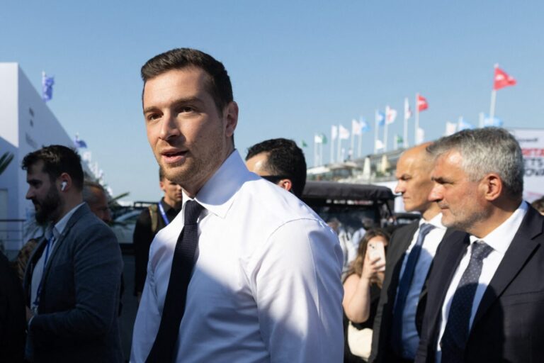 Der Vorsitzende des Rassemblement National, Jordan Bardella: Kein Auftritt ohne Krawatte. (Themenbild)