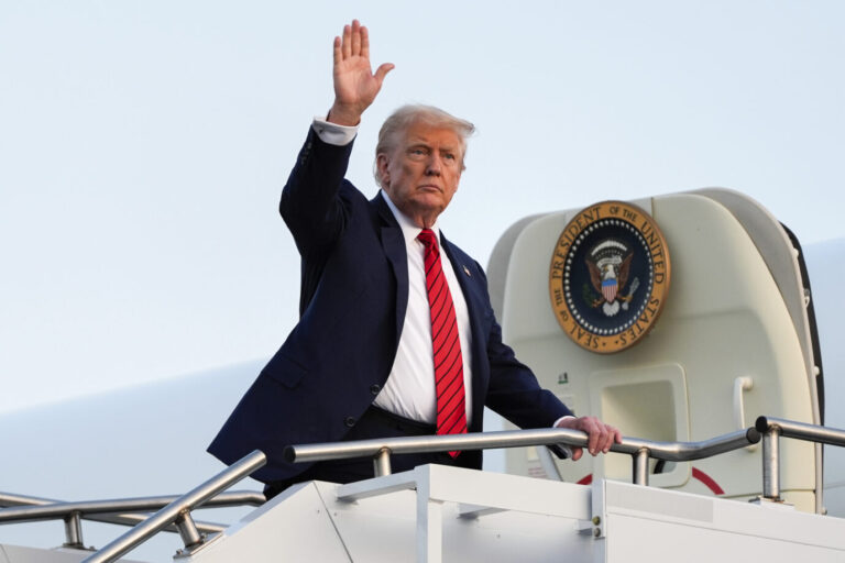 US-Präsident Donald Trump reiß langsam aber sicher die Geduld mit seinem russischen Amtskollegen Wladimir Putin. Foto: AP Photo/Julia Demaree Nikhinson)