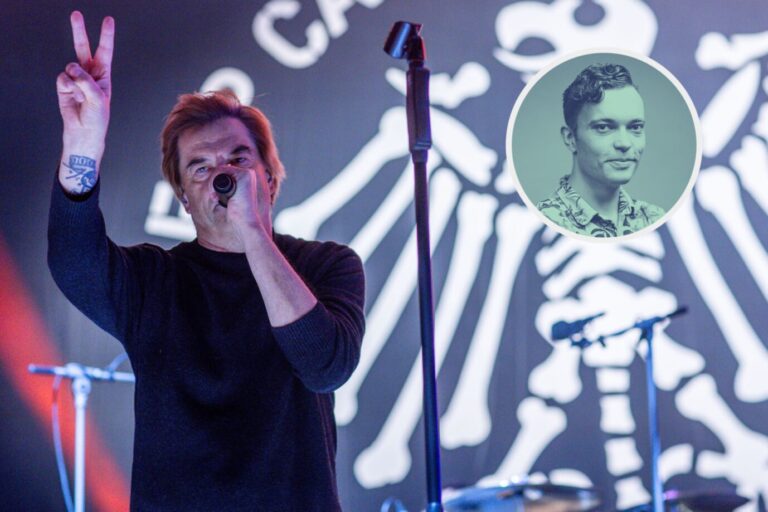 Das Bild zeigt den Sänger Bonzen-Rocker Campino von den Toten Hosen.