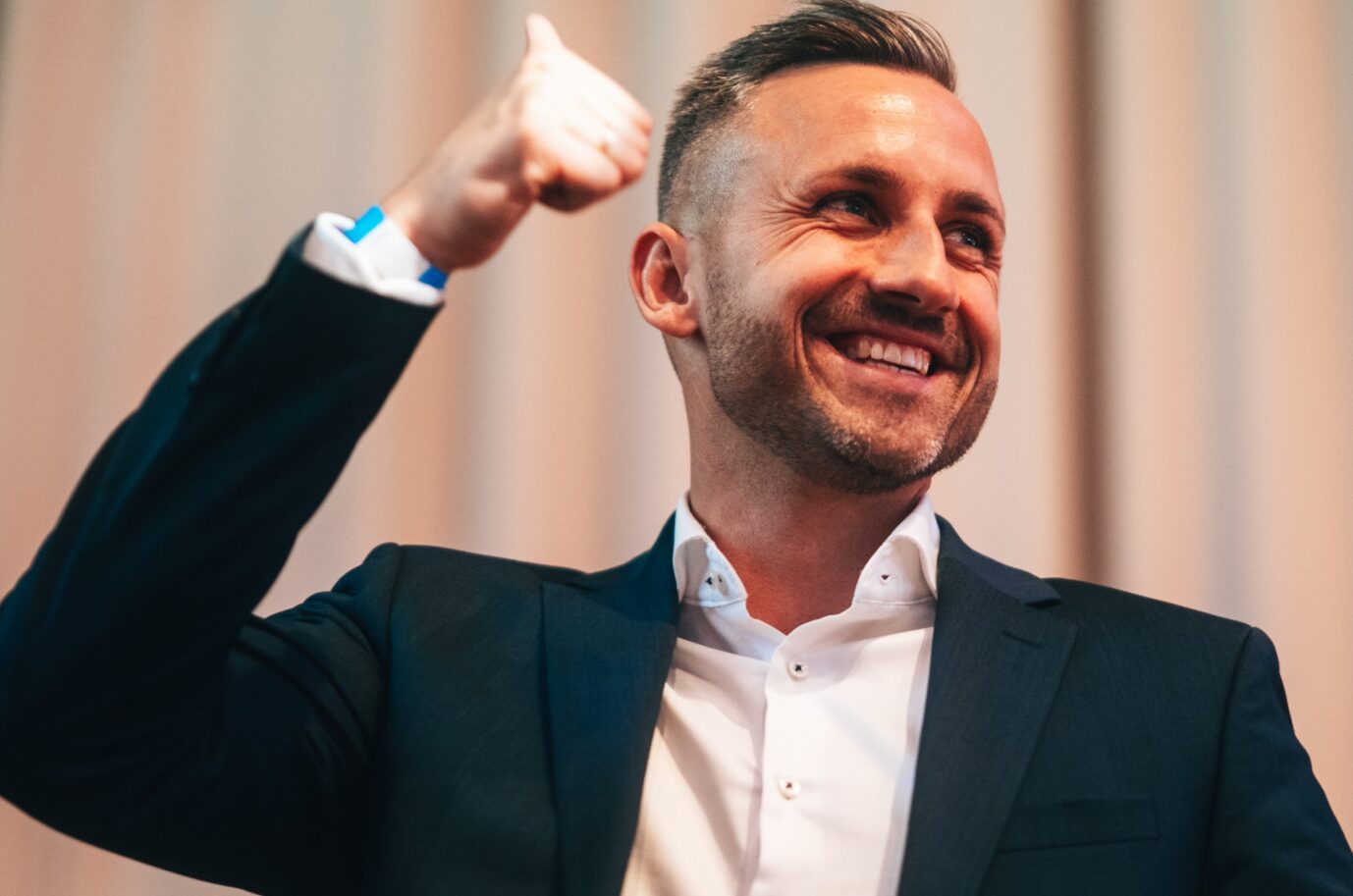 Optimistisch: Der AfD-Fraktionsvorsitzende im Landtag von Sachsen-Anhalt, Ulrich Siegmund.