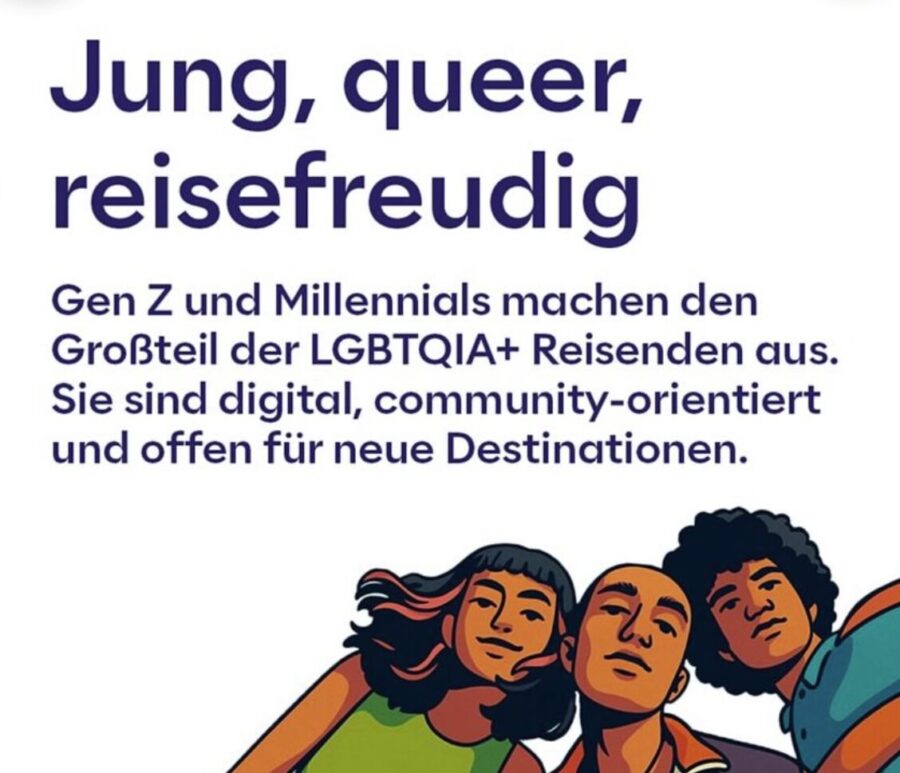 Ein Sujet der Österreich Werbung soll vor allem junge und queere Reisende anstprechen. Quelle: ÖW