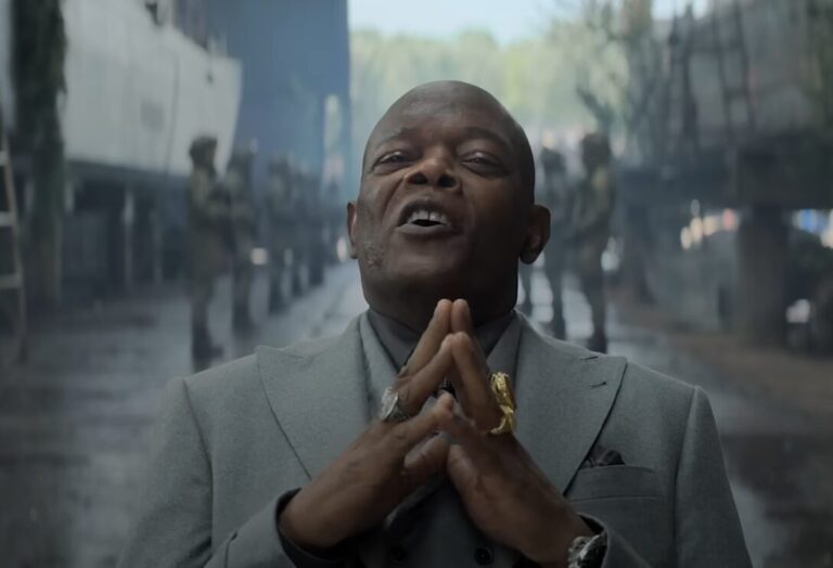 Samuel L. Jackson spielt in "Afterburn" den König von England.