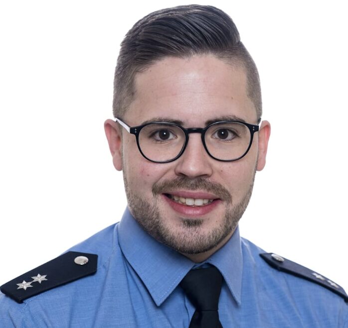 Der junge Polizist hinterläßt eine Frau und zwei kleine Kinder. Foto: Er gab sein Leben im Dienst. Foto: Foto: Deutsche Polizeigewerkschaft Landesverband Saarland