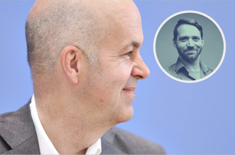 Berlin, Deutschland: Bundespressekonferenz: Bürgergeld-Studie - Zwei Jahre Bürgergeld aus Sicht der Betroffenen: Marcel Fratzscher, Präsident des Deutschen Institutes für Wirtschaftsforschung (DIW Berlin)