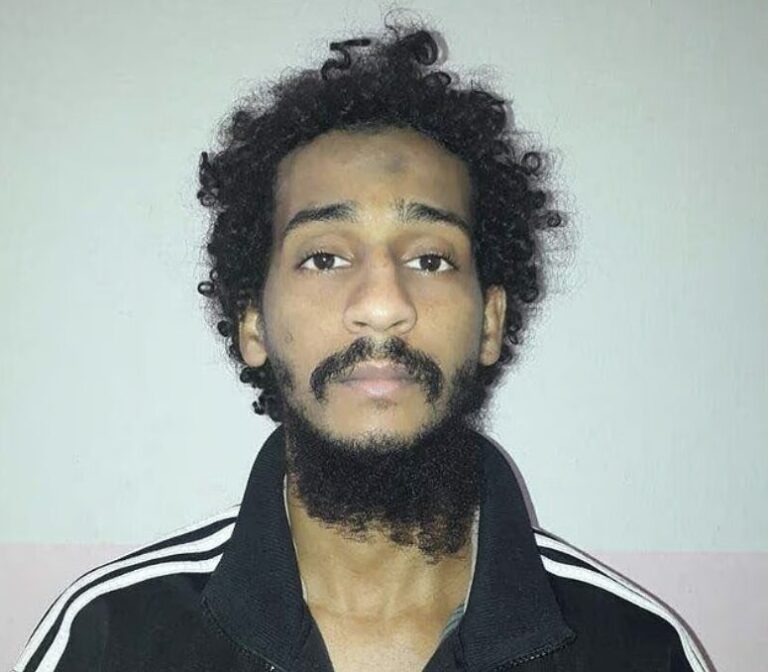 Er will näher an seiner Familie sein: IS-Terrorist El Shafee Elsheikh. Foto: Syrian Democratic Forces