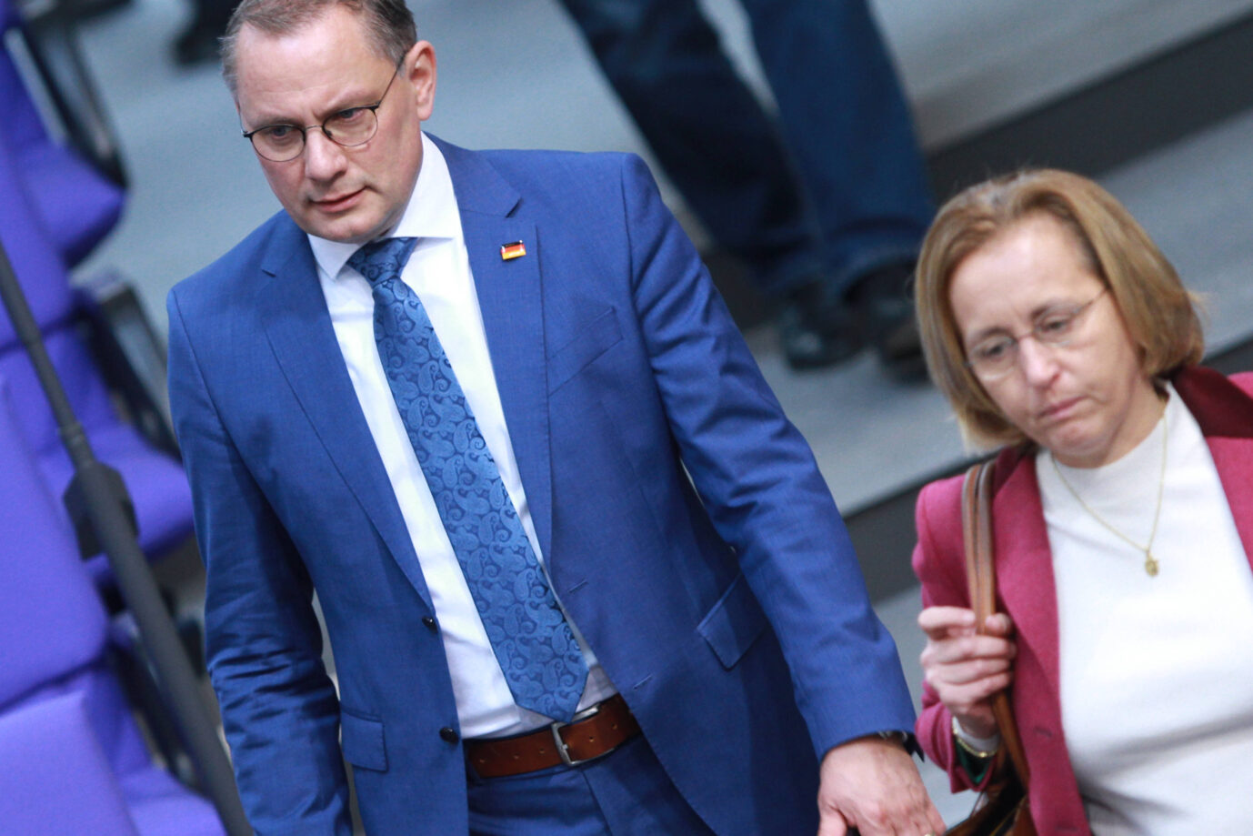 Keine einheitliche Parteilinie? AfD-Chef Chrupalla und Fraktionsvize Beatrix Von Storch. Foto: IMAGO / dts Nachrichtenagentur