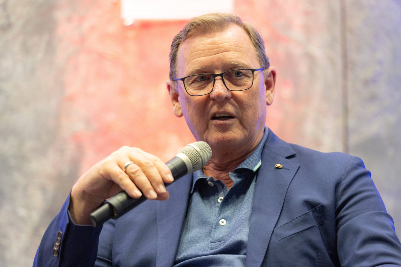 Will eine neue Flagge und eine neue Hymne: Der Vizepräsident des Bundestags, Bodo Ramelow (Linke). Foto: IMAGO / Bonn.digital