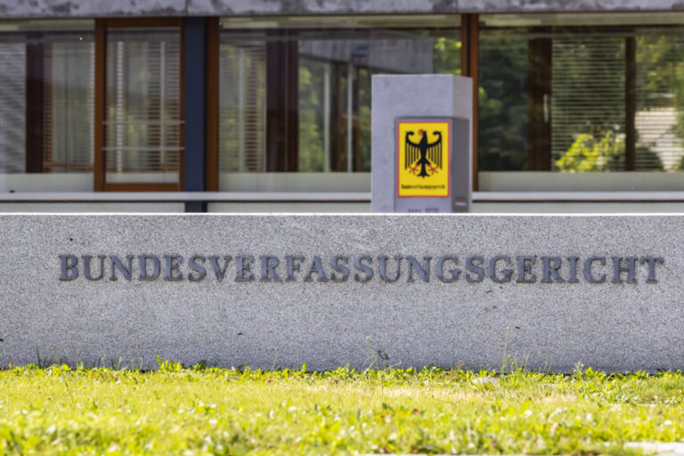 Das Bundesverfassungsgericht in Karlsruhe