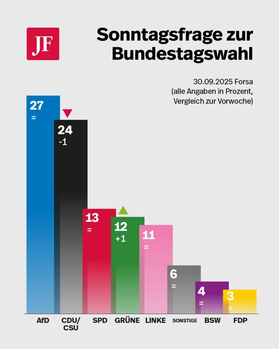 AfD vor der Union